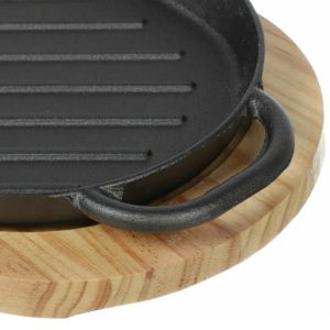 ΤΗΓΑΝΙ ΜΑΝΤΕΜΙ ΟΒΑΛ 37.8x16.5cm ΣΕΤ ΜΕ ΞΥΛΙΝΗ ΒΑΣΗ VC2411 - Image 4