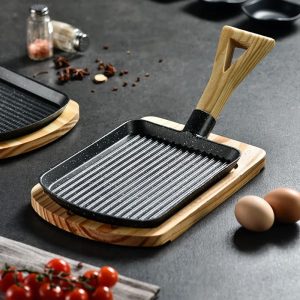 ΤΗΓΑΝΙ ΜΑΝΤΕΜΙ ΜΕ ΞΥΛΙΝΗ ΛΑΒΗ 24x17,6cm ΣΕΤ ΞΥΛΙΝΗ ΒΑΣΗ VC2412 - Image 3