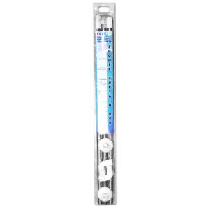 ΣΩΛΗΝΑ ΜΠΑΝΙΟΥ ΓΩΝΙΑ INOX 80Χ80Χ80cm VC272-1 - Image 1
