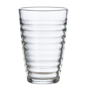 ΠΟΤΗΡΙ ΓΥΑΛΙΝΟ ΝΕΡΟΥ ΔΙΑΦΑΝΟ 350ml ΣΧΕΔΙΟ ΡΙΓΕ ΣΕΤ 3 ΤMX No7612-WH3 - Image 1