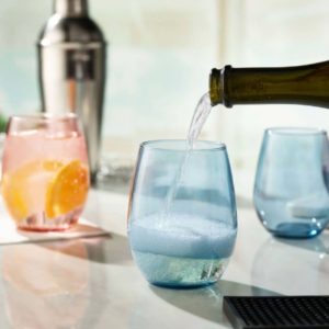 ΠΟΤΗΡΙ ΓΥΑΛΙΝΟ ΝΕΡΟΥ ΧΡΩΜΑΤΙΣΤΟ 500ml ΣΧΕΔΙΟ LUCIA ΣΕΤ 6 ΤMX No0616 - Image 2