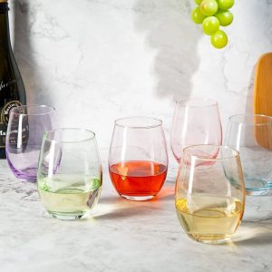 ΠΟΤΗΡΙ ΓΥΑΛΙΝΟ ΝΕΡΟΥ ΧΡΩΜΑΤΙΣΤΟ 500ml ΣΧΕΔΙΟ LUCIA ΣΕΤ 6 ΤMX No0616 - Image 4