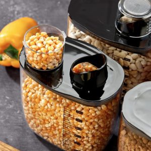 ΔΟΧΕΙΟ ΑΠΟΘΗΚΕΥΣΗΣ 1300ML ΜΕ ΑΕΡΟΣΤΕΓΕΣ ΚΛΕΙΣΙΜΟ & ΜΕΖΟΥΡΑ NoTP778 - Image 4