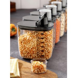 ΔΟΧΕΙΟ ΑΠΟΘΗΚΕΥΣΗΣ 1300ML ΜΕ ΑΕΡΟΣΤΕΓΕΣ ΚΛΕΙΣΙΜΟ & ΜΕΖΟΥΡΑ NoTP778 - Image 5