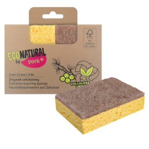 ΣΦΟΥΓΓΑΡΙ ΠΙΑΤΩΝ ΣΕΤ 2 ΤΜΧ ΣΚΛΗΡΟ 10x7cm ECO NATURAL No 035540 - Image 1