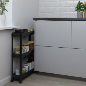 ΤΡΟΛΕΥ SLIM 3 ΘΕΣΕΩΝ ΛΕΥΚΟ ΜΕ ΡΟΔΕΣ No153.OMS.VSK1 71x54x18cmVIOSARP - Image 4