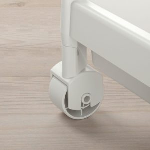ΤΡΟΛΕΥ SLIM 3 ΘΕΣΕΩΝ ΛΕΥΚΟ ΜΕ ΡΟΔΕΣ No153.OMS.VSK1 71x54x18cmVIOSARP - Image 8