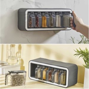 ΒΑΣΗ ΓΙΑ ΜΠΑΧΑΡΙΚΑ ΜΕ 6 ΒΑΖΑΚΙΑ 33x14x14cm BRNS.11057 - Image 2