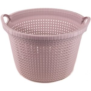 ΚΑΛΑΘΙ ΡΟΥΧΩΝ R-8034 ΠΛΕΚΤΟ ΣΤΡΟΓΓΥΛΟ 35L 50x33cm - Image 1