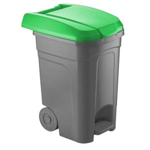 ΚΑΔΟΣ ΑΠΟΡΡΙΜΜΑΤΩΝ ΜΕ ΠΕΝΤΑΛ ΠΛΑΣΤΙΚΟΣ ΚΑΙ ΡΟΔΕΣ 60L 38x41x68cm AK734 VIOSARP - Image 4