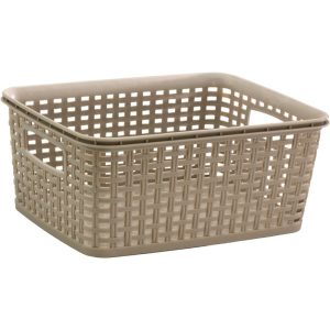 ΚΑΛΑΘΑΚΙ RATTAN ΟΡΘΟΓΩΝΙΟ ΤΡ-7202 4L 25x19x10cm VIOSARP - Image 2