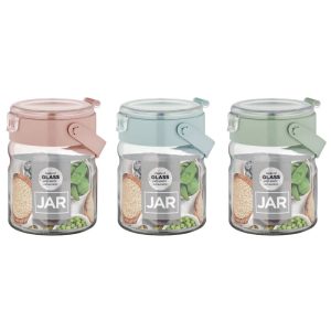 ΒΑΖΟ ΓΥΑΛΙΝΟ ME ΠΛΑΣΤΙΚΟ ΚΑΠΑΚΙ 900ml No131064 - Image 1