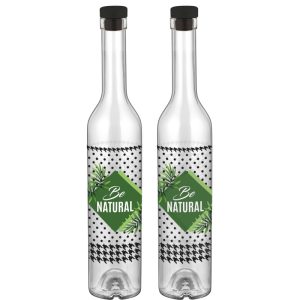 ΛΑΔΙΚΟ - ΜΠΟΥΚΑΛΙ ΓΥΑΛΙΝΟ 500ml  NATURAL ΣΧΕΔΙΟ 152069 - Image 1