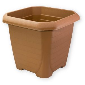 ΓΛΑΣΤΡΑ VIOSARP ΤΕΤΡΑΓΩΝΗ ΠΛΑΣΤΙΚΗ 25L 37x37x33cm  Νο317-ΤΚ - Image 1