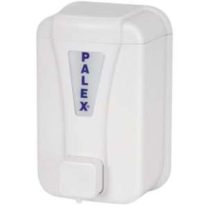 ΘΗΚΗ ΓΙΑ ΥΓΡΟ ΧΕΡΙΩΝ ΤΟΙΧΟΥ 500ml No 3420-0 ΛΕΥΚΗ VIOSARP 10,4x9,5x15,7cm - Image 1