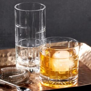 ΠΟΤΗΡΙ ΓΥΑΛΙΝΟ ΝΕΡΟΥ ΔΙΑΦΑΝΟ 290ml 8x9.1cm ΣΧΕΔΙΟ CUBE NoRXK-290 - Image 5