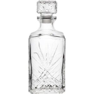 ΚΑΡΑΦΑ ΓΥΑΛΙΝΗ ΑΝΑΓΛΥΦΗ ΔΙΑΦΑΝΗ 1000ml NoSTD-3689 - Image 2