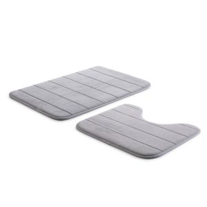 ΠΑΤΑΚΙ ΜΠΑΝΙΟΥ ΣΕΤ SOFT STEP MEMORY FOAM 40x60cm & 50x40cm NoBM309-2SA - Image 1