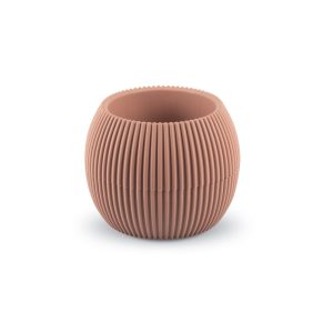 ΓΛΑΣΤΡΑKI ΓΙΑ ΚΑΚΤΑΚΙ ΣΤΡΟΓΓΥΛΟ CORAL No363 0.70L 14.6x14,6x11.5cm ΜΕ ΠΙΑΤΟ - Image 3
