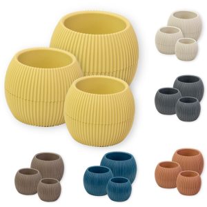 ΓΛΑΣΤΡΑKI ΓΙΑ ΚΑΚΤΑΚΙ ΣΤΡΟΓΓΥΛΟ CORAL No363 0.70L 14.6x14,6x11.5cm ΜΕ ΠΙΑΤΟ - Image 20