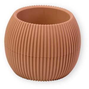 ΓΛΑΣΤΡΑKI ΓΙΑ ΚΑΚΤΑΚΙ ΣΤΡΟΓΓΥΛΟ CORAL No363 0.70L 14.6x14,6x11.5cm ΜΕ ΠΙΑΤΟ - Image 10
