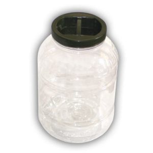ΔΟΧΕΙΟ ΠΛΑΣΤΙΚΟ ΜΕ ΠΡΑΣΙΝΟ ΚΑΠΑΚΙ 10L VIOSARP - Image 1