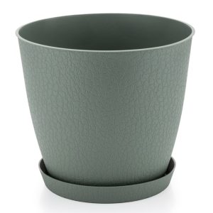 ΓΛΑΣΤΡΑ ΚΡΑΚΕΛΕ ΣΤΡΟΓΓΥΛΗ 5.3L 17.7x15.4cm + ΠΙΑΤΟ ΜΕ ΧΡΩΜΑ VIOSARP - Image 1
