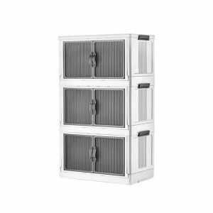 ΝΤΟΥΛΑΠΑ - ΡΑΦΙΕΡΑ ΠΛΑΣΤΙΚΗ 3 ΕΠΙΠΕΔΩΝ 48,5x29,5x81,3cm - Image 2