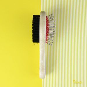 PET ΒΟΥΡΤΣΑ-ΧΤΕΝΑ ΞΥΛΙΝΗ ΔΙΠΛΗΣ ΟΨΗΣ 17cm VC1712 - Image 2