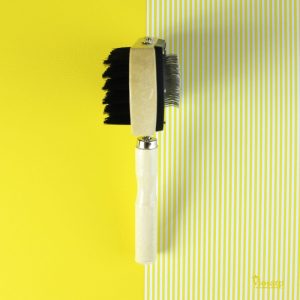 PET ΒΟΥΡΤΣΑ ΜΕ ΞΥΛΙΝΗ ΛΑΒΗ ΔΙΠΛΗΣ ΟΨΗΣ 17cm VC1763 - Image 2