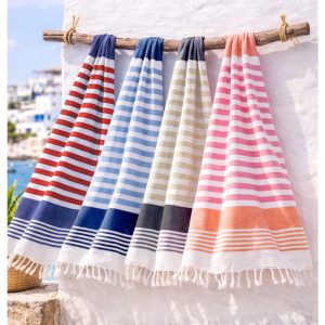 ΠΕΤΣΕΤΑ ΘΑΛΑΣΣΗΣ ΜΕ ΚΡΟΣΣΙΑ POLYCOTTON SUN 85x170CM Νο3466 - Image 1