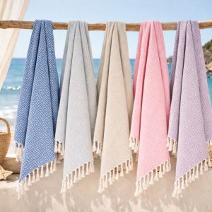 ΠΕΤΣΕΤΑ ΘΑΛΑΣΣΗΣ ΜΕ ΚΡΟΣΣΙΑ LUX COCONUT 85x170CM Νο3468 - Image 1