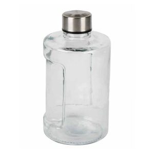 ΜΠΟΥΚΑΛΙ ΓΥΑΛΙΝΟ ΜΕ ΑΣΗΜΙ ΚΑΠΑΚΙ 900ml H2O No54122 - Image 1