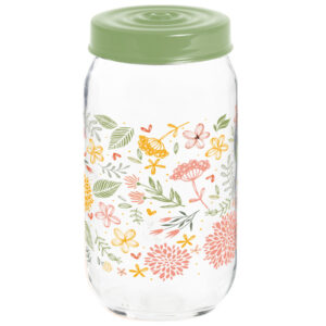 ΒΑΖΟ ΓΥΑΛΙΝΟ FLORAL 1L No171341 - Image 1