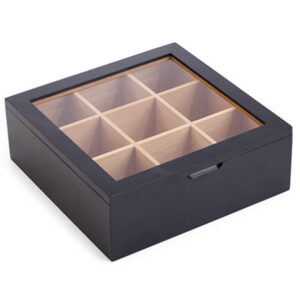 ΚΟΥΤΙ ΜΑΥΡΟ BAMBOO ΓΙΑ ΦΑΚΕΛΑΚΙΑ ΤΣΑΓΙΟΥ 22,5x8cm NoKT200045E - Image 2