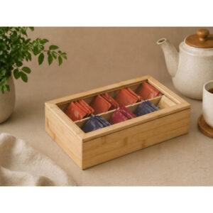 ΚΟΥΤΙ BAMBOO ΓΙΑ ΦΑΚΕΛΑΚΙΑ ΤΣΑΓΙΟΥ 28,7x17x7,8cm NoKT200045AB - Image 3